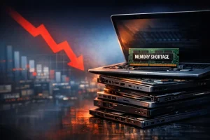 El mercado mundial de PC cae un 4,9% por la escasez de memoria El mercado mundial de PC cae un 4,9% por la escasez de memoria