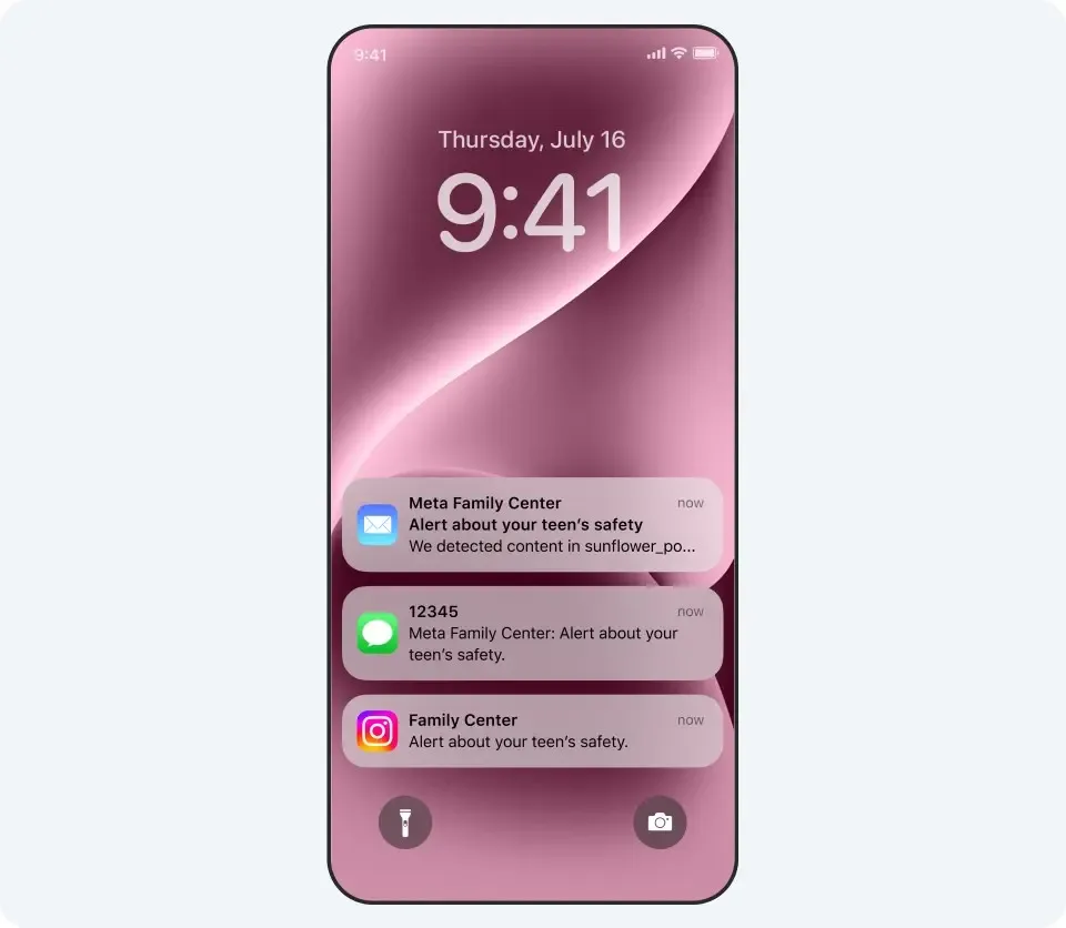 Meta Parental Alerts for Teen Accounts