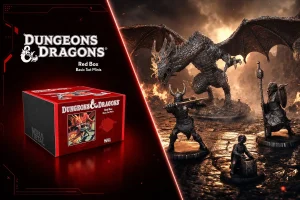 Sirius Dice recrea en miniatura la mítica portada de la Red Box de D&D de 1983 miniaturas D&D Red Box 1983 Sirius Dice — Sirius Dice recrea en miniatura la mítica portada de la Red Box de D&D de 1983