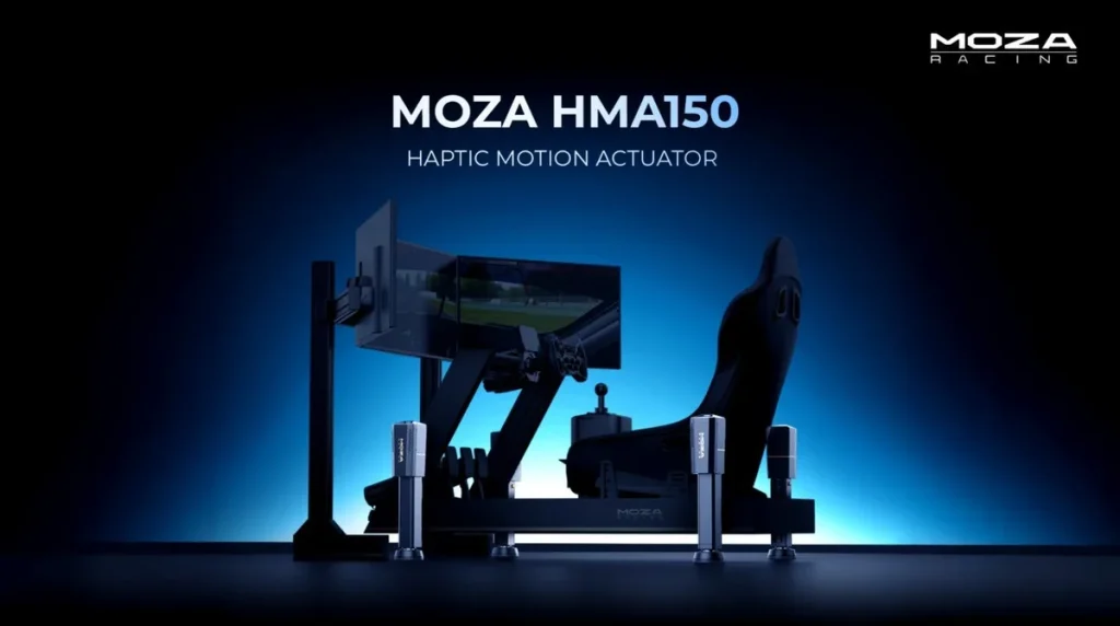 MOZA HMA150 Motion System — MOZA estrena movimiento para cockpit y amplía su simulación