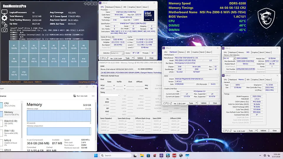 MSI DDR5 8000+ CXMT imagen 1