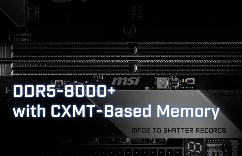 MSI DDR5 8000+ CXMT imagen 2