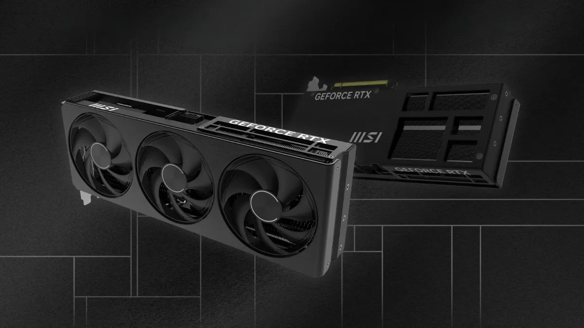 MSI RTX 5080 INSPIRE — MSI introduces minimalist and compact GeForce RTX 5080 INSPIRE in all-black 5