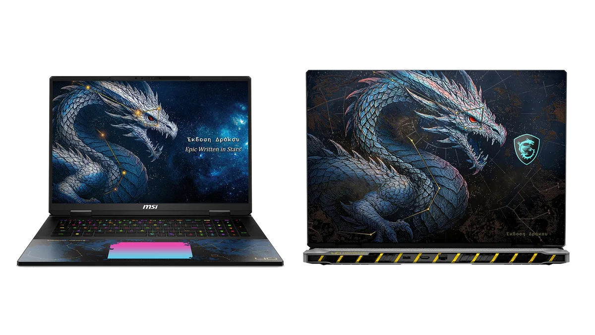MSI Titan 18 HX Draco Epic — MSI lanza su portatil de aniversario a 7.424,63 € y regala un juego de Batman