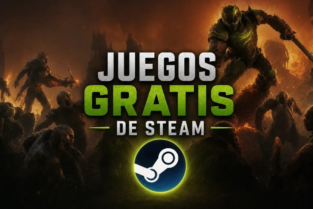 nuevos juegos gratis Steam lunes — Steam empieza la semana repartiendo 4 juegos gratis que se quedan para siempre