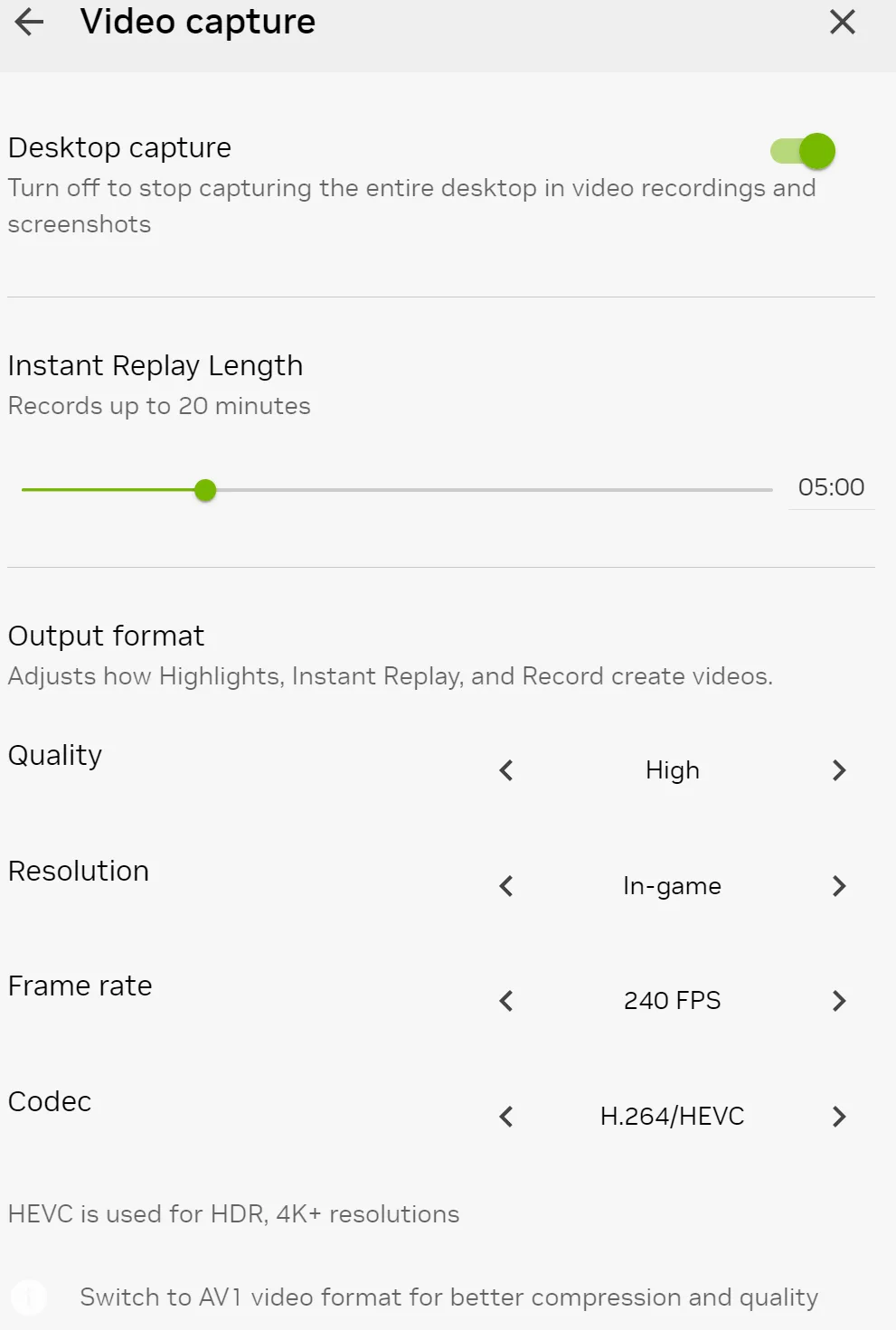 NVIDIA App 11.0.8 adds 240 FPS ShadowPlay recording for RTX 40 and RTX 50 GPUs
