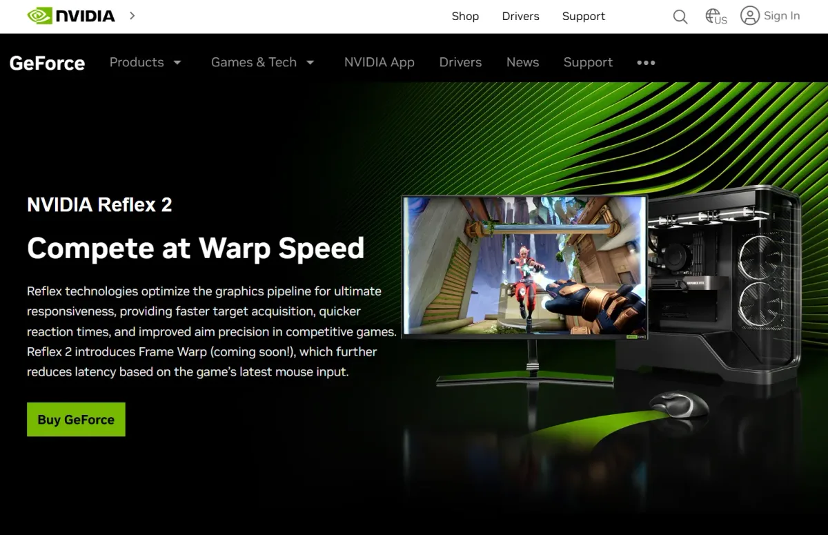 NVIDIA Reflex 2 lanzamiento retrasado — NVIDIA Reflex 2 remains unreleased 18 months after announcement, RTX owners still waiting