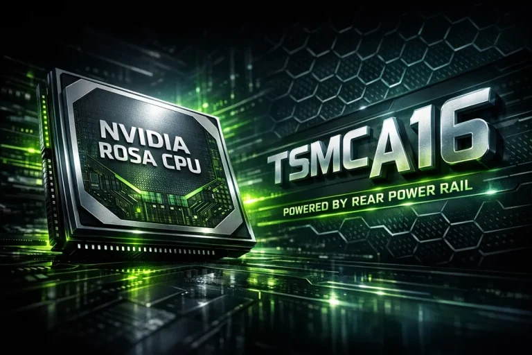 NVIDIA Rosa apunta a TSMC 2nm o A16 con Power Rail trasera NVIDIA Rosa apunta a TSMC 2nm o A16 con Power Rail trasera