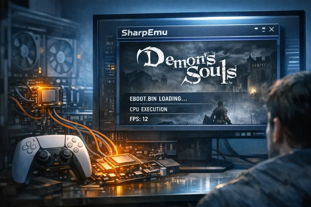 SharpEmu arranca la emulación de PS5 y ya carga Demon’s Souls SharpEmu arranca la emulación de PS5 y ya carga Demon's Souls