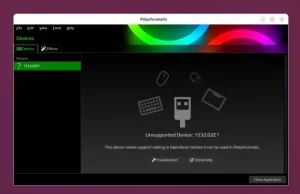 Razer Blade 18 laptop trying OpenRazer + Polychromatic
