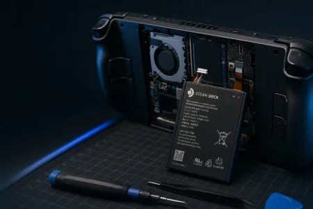 Valve retira las baterías OEM de Steam Deck LCD tras cuatro años