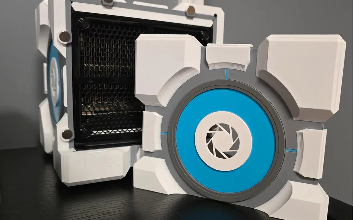 Steam Machine 3D impresión — La Steam Machine ya tiene una carcasa Companion Cube para imprimir en 3D