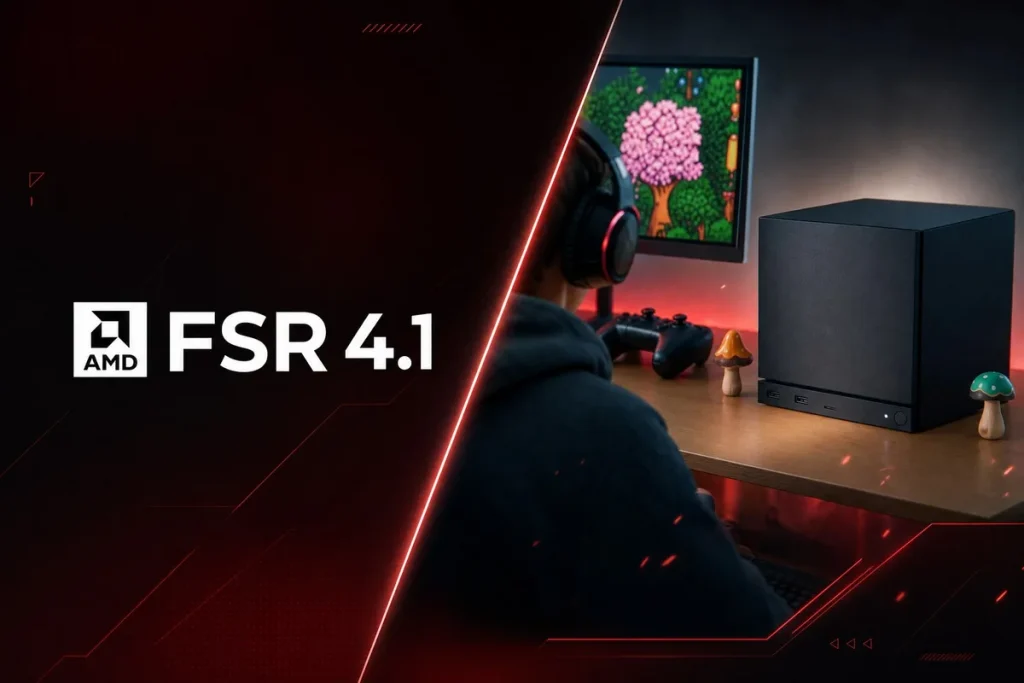 Steam Machine AMD FSR 4.1 — Steam Machine estrena FSR 4.1 y Valve libera los planos CAD de su carcasa