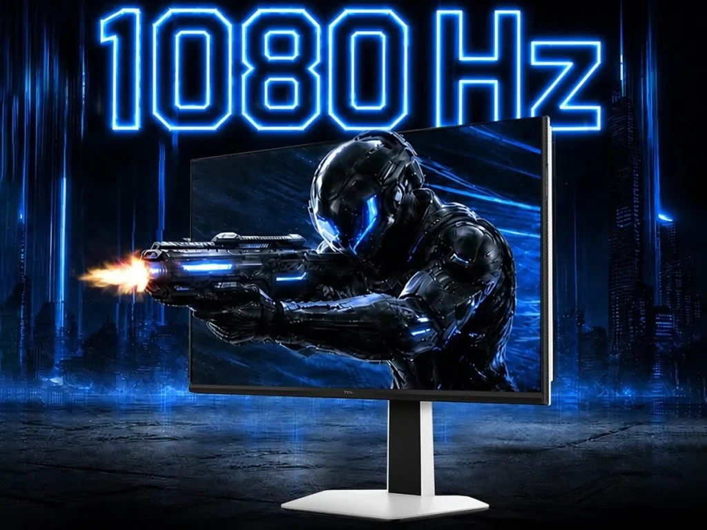 TCL lanza un monitor Mini LED con 1080 Hz en modo 720p