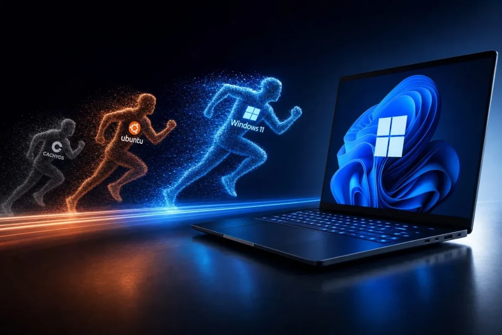 Windows 11 domina la IA local frente a Linux y triplica a Ubuntu Windows 11 rendimiento IA — Windows 11 domina la IA local frente a Linux y triplica a Ubuntu