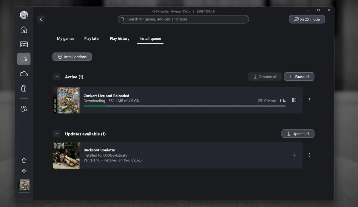 xbox app windows descarga inteligente se imagen 1