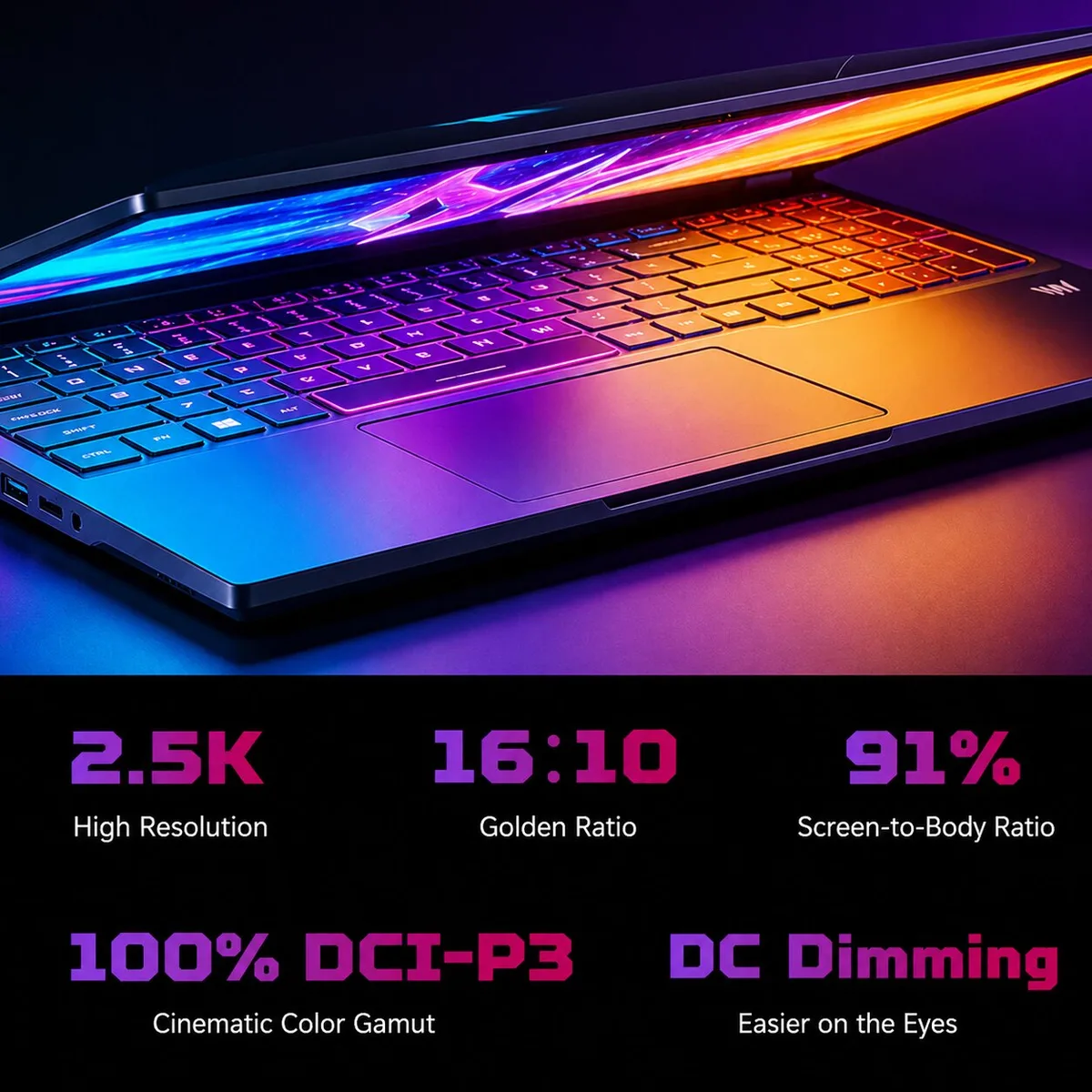 Predator 10 Neo display features (machine translated)