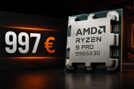 AMD Ryzen 9 PRO 9965X3D — El Ryzen 9 PRO 9965X3D ya se vende suelto por casi 1.000 euros