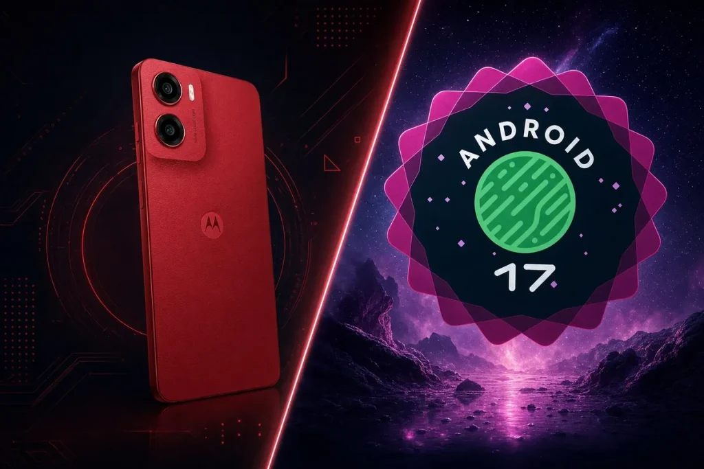 Android 17 beta Motorola dispositivos — Motorola amplía la beta de Android 17 a Razr, Edge 70 y varios Moto G