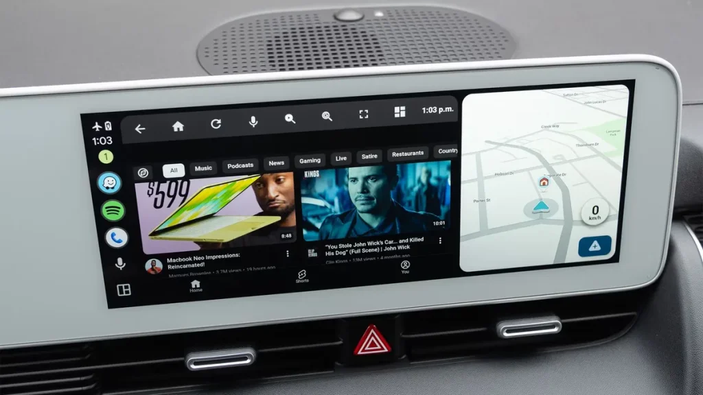 Android Auto permitirá ver YouTube al aparcar y escuchar vídeos en marcha Android Auto soporta YouTube — Android Auto permitirá ver YouTube al aparcar y escuchar vídeos en marcha
