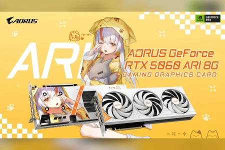 AORUS GeForce RTX 5060 ARI — Gigabyte presenta la AORUS RTX 5060 ARI 8G, la gama media se viste de gaming puro