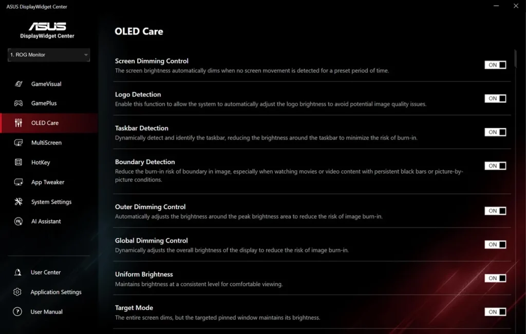 ASUS DisplayWidget Center AI imagen 4