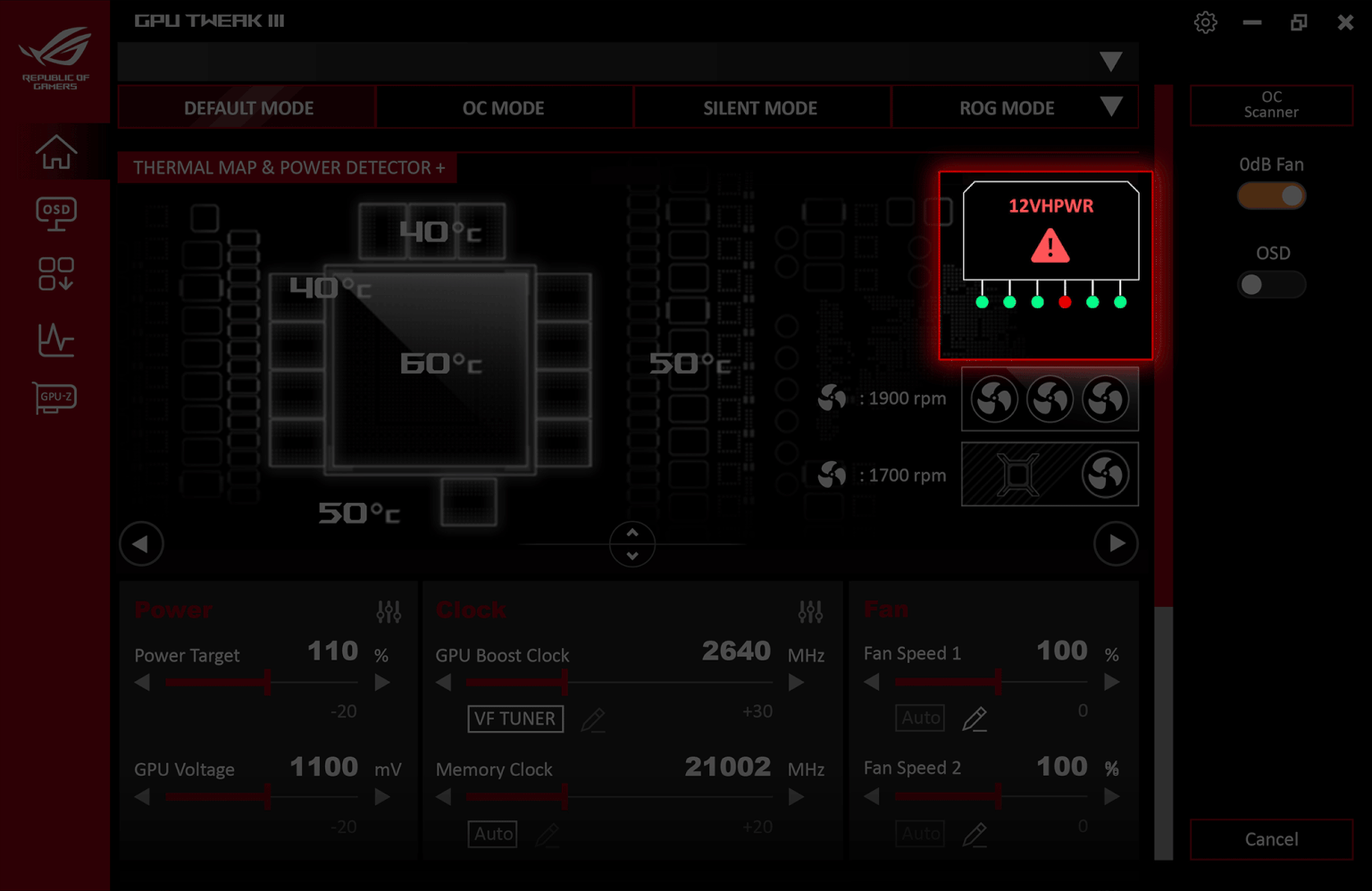 ASUS RTX 5090 Power Detector — ASUS GPU Tweak III update improves RTX 5090 power connector monitoring