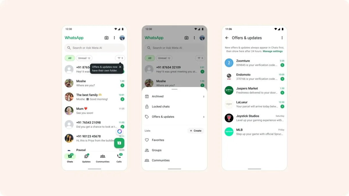 carpeta mensajes whatsapp — WhatsApp is planning a new folder for messages from large businesses