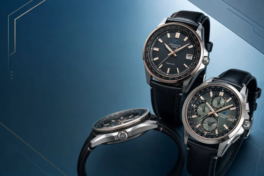 Casio Oceanus — Casio pone a la venta sus Oceanus Retro Tone en titanio: solo 800 unidades y sin salir de Japón
