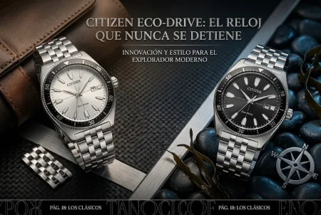 Citizen Eco-Drive acero inoxidable precio — Citizen recupera el bisel dentado en tres relojes Eco-Drive de acero