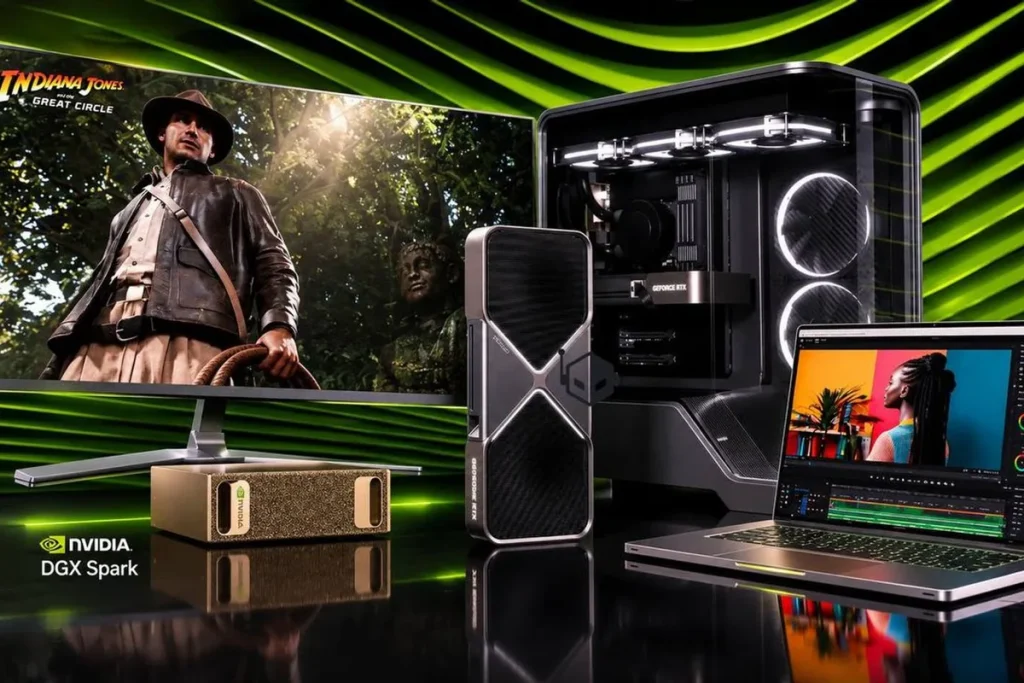NVIDIA permite unir varios DGX Spark en clúster y duplica el rendimiento de vídeo con IA en RTX DGX Spark cluster NVIDIA rendimiento — NVIDIA permite unir varios DGX Spark en clúster y duplica el rendimiento de vídeo con IA en RTX