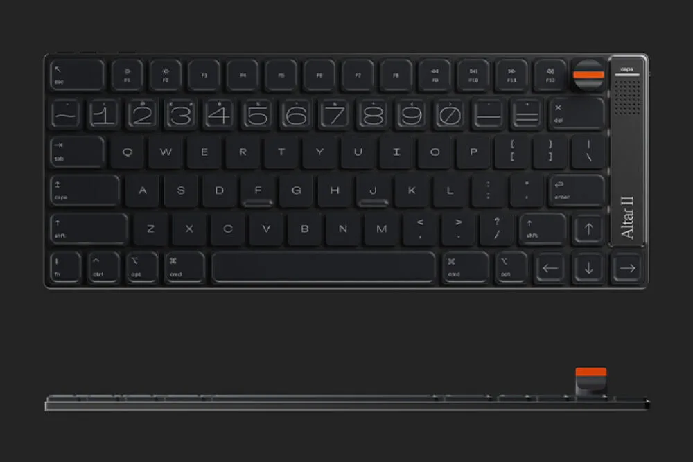 EMO Altar II lanzamiento precio — It is built for macOS with a companion Sanctuary app for remapping and shortcuts, and EMO rates battery life at up to 30 days.
