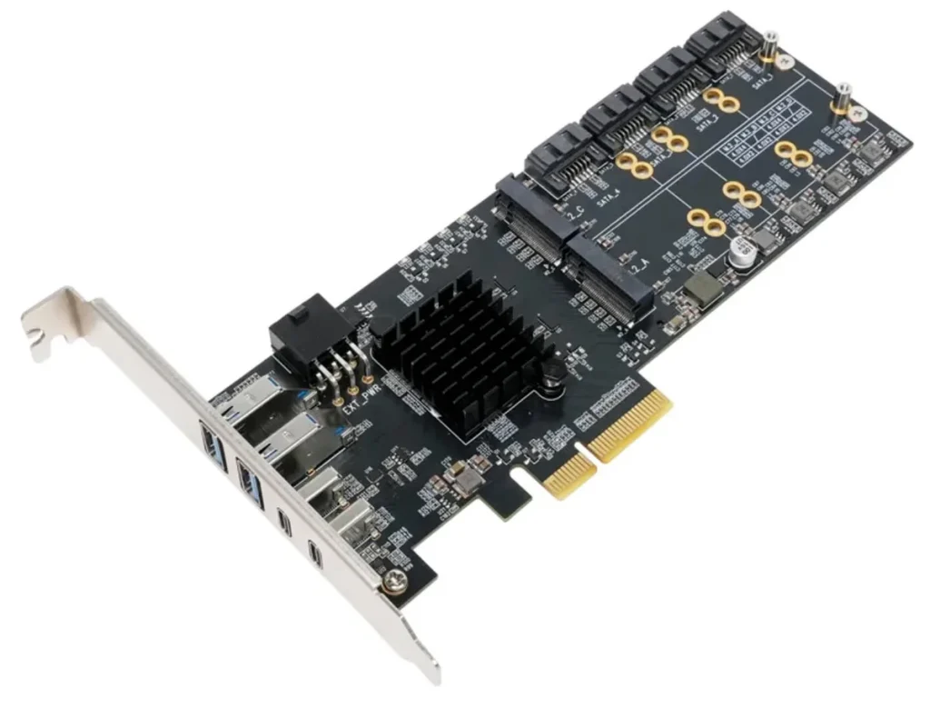 expansion de puertos — Lekuo lanza una tarjeta con chipset B650 para ampliar los puertos de tu placa AM4