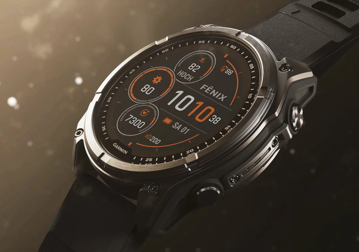 Garmin Fenix 9 Pro Solar — MiP displays aren’t as colorful as AMOLED panels, but they are energy-efficient.