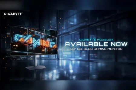 GIGABYTE lanza el MO32U24, un monitor QD-OLED 4K a 240Hz con recubrimiento ObsidianShield GIGABYTE MO32U24 ObsidianShield lanzamiento — GIGABYTE lanza el MO32U24, un monitor QD-OLED 4K a 240Hz con recubrimiento ObsidianShield