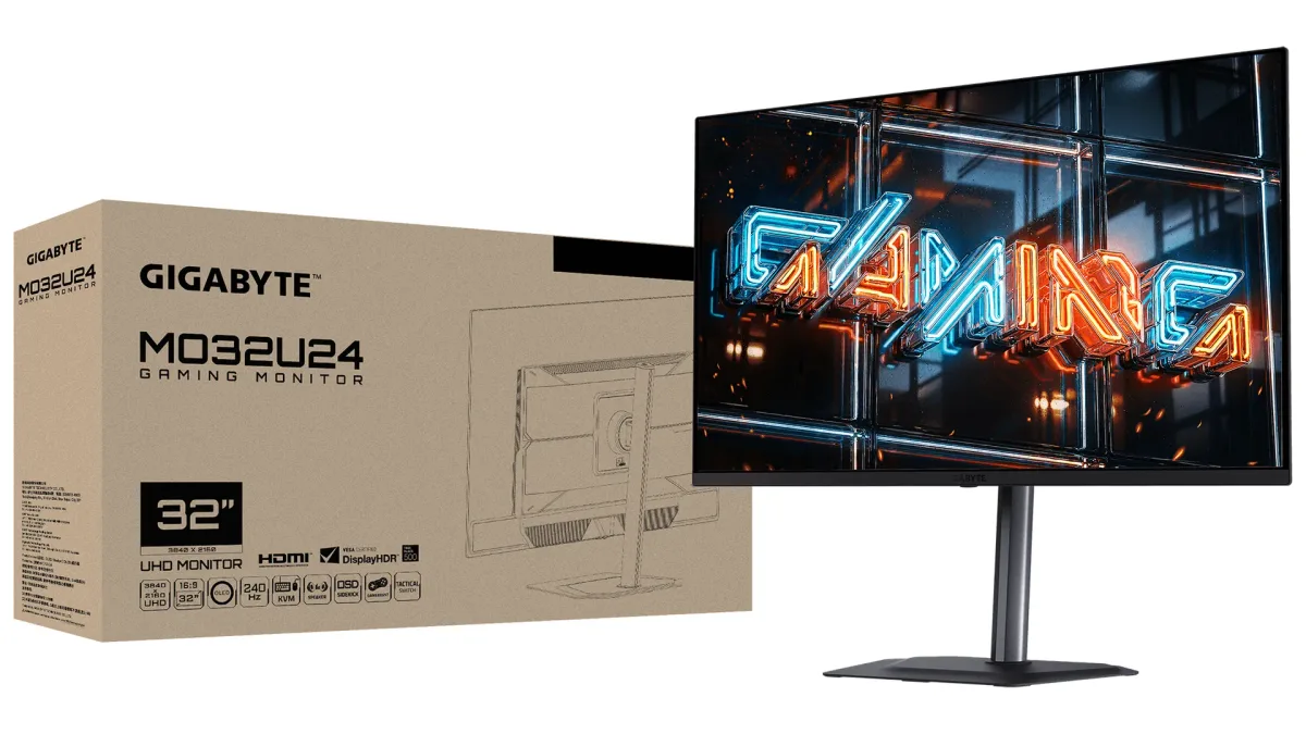 GIGABYTE MO32U24 ObsidianShield lanzamiento — MO32U24 OLED Gaming Monitor_07_videocardz
