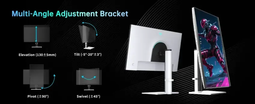 KTC M27P6S features 2,304-zone Mini-LED backlight, 4K 160Hz and glossy panel