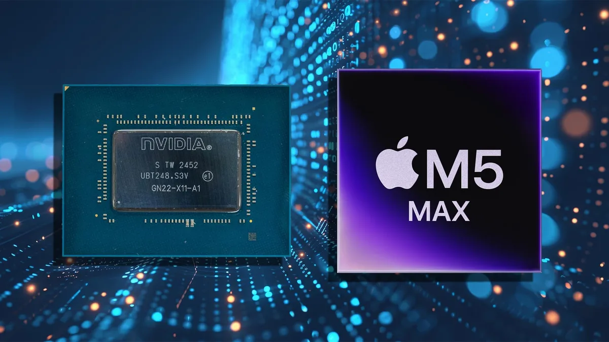Laptop RTX 5090 Runs Circles — Laptop RTX 5090 hammers the M5 Max in prompt processing and token generation