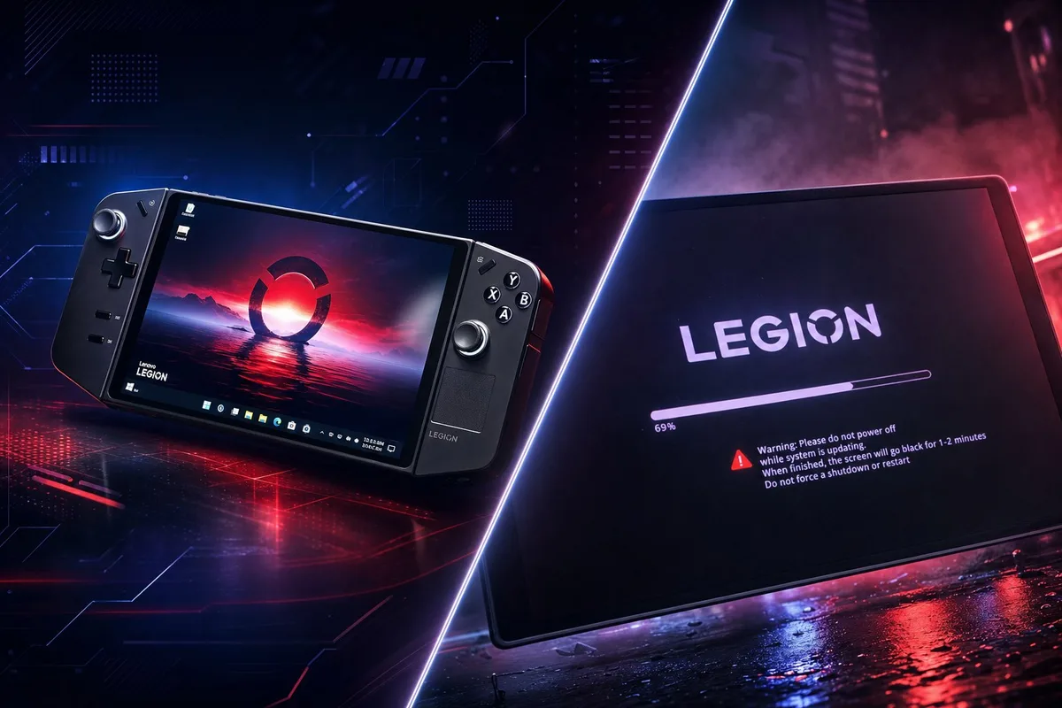 Lenovo Legion Go error BIOS — Usuarios de Lenovo Legion Go denuncian que la última BIOS inutiliza sus consolas