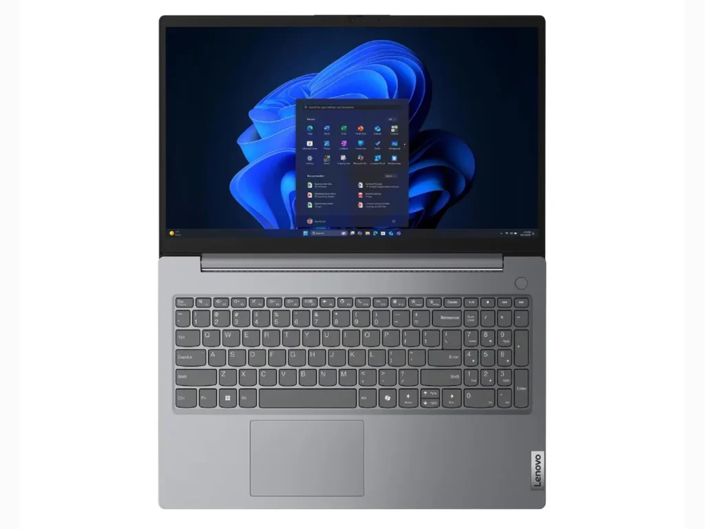 Lenovo V15 Gen 6 AMD precio — The Lenovo V15 Gen 6 AMD has a full size keyboard