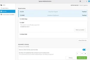 Linux Mint facilita el cambio de kernel y las variables de entorno del sistema mejoras kernel Linux Mint — Linux Mint facilita el cambio de kernel y las variables de entorno del sistema