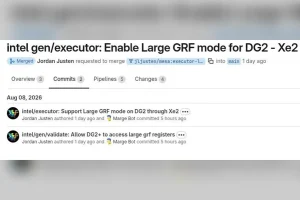 Mesa 26.3 activa el modo Large GRF de Intel para sus GPU más recientes Mesa 26.3 Intel Driver Large GRF — Mesa 26.3 activa el modo Large GRF de Intel para sus GPU más recientes