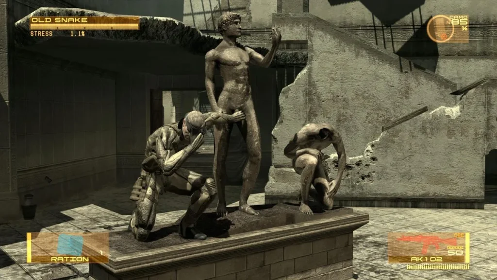 Metal Gear Solid 4 Master Collection Vol.2 — Metal Gear Solid Master Collection Vol.2 being played on a PS5 Pro console.