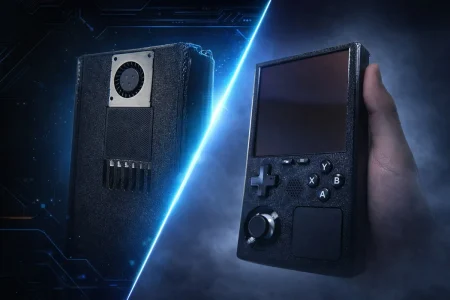 Un modder mete una Steam Deck LCD dentro de una carcasa del tamaño de una Game Boy original modder SteamBoy pantalla AMOLED — Un modder mete una Steam Deck LCD dentro de una carcasa del tamaño de una Game Boy original