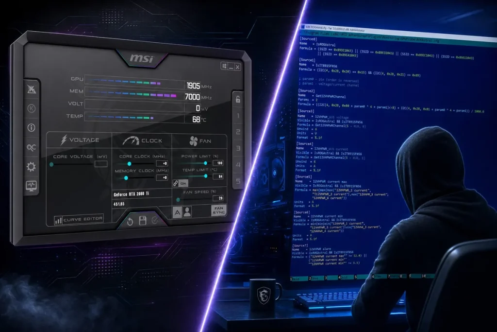MSI Afterburner recupera GPUProbe para leer sensores ocultos de la GPU MSI Afterburner GPUProbe sensores GPU — MSI Afterburner recupera GPUProbe para leer sensores ocultos de la GPU