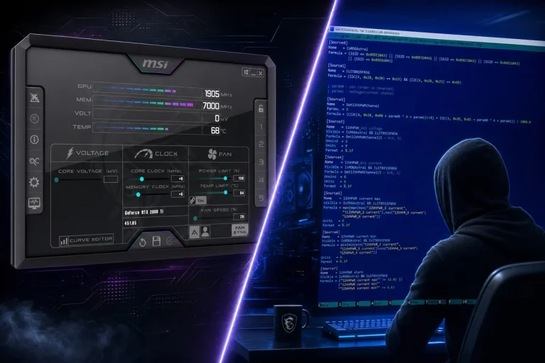 MSI Afterburner GPUProbe sensores GPU — MSI Afterburner recupera GPUProbe para leer sensores ocultos de la GPU