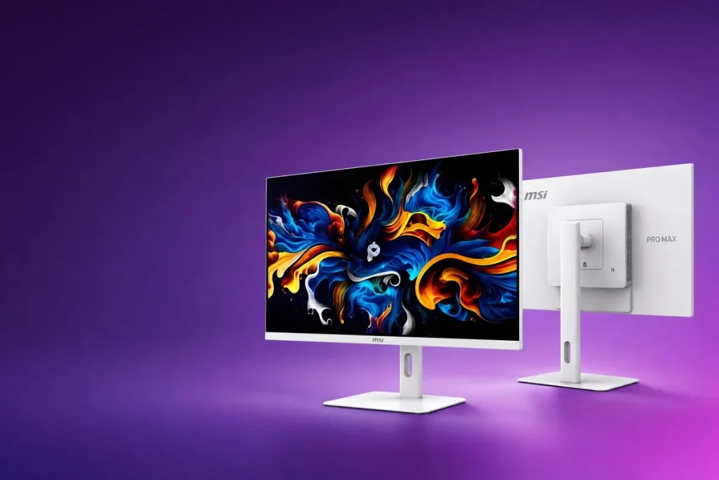 MSI presenta el primer monitor OLED de 27 pulgadas fabricado por inyección de tinta MSI PRO MAX OLED 271UPJW12 especificaciones — MSI presenta el primer monitor OLED de 27 pulgadas fabricado por inyección de tinta