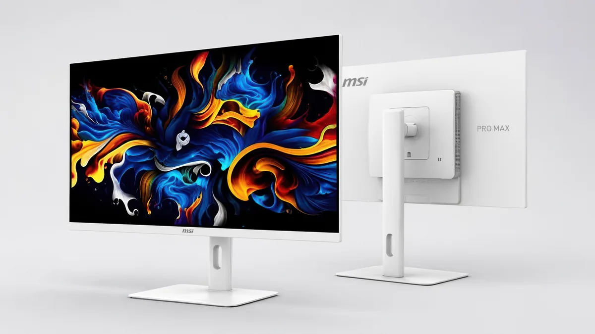 MSI unveils world’s first 27-inch 4K 120Hz inkjet-printed OLED monitor