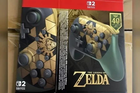Nintendo Switch 2 Zelda edición limitada — Filtran una Nintendo Switch 2 de Zelda con mando Pro a juego por el 40 aniversario
