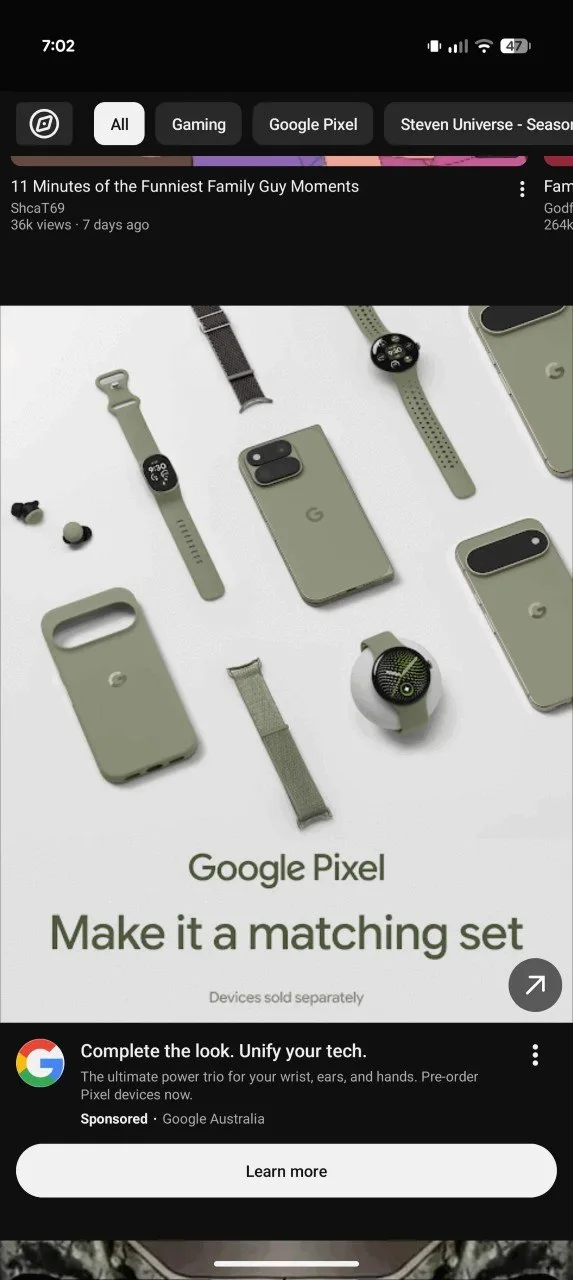 nuevo fitbit google pixel 11 anuncios imagen 1